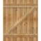 Ekena Millwork Joined Board-n-Batten Shutters w/Z-Bar, Rough Sawn Western Red Cedar, 32 1/4W x 38H, PR RBJ06Z32X038RWR - alternate 2